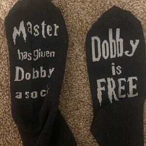 Black Novelty Socks- Harry Potter Donny